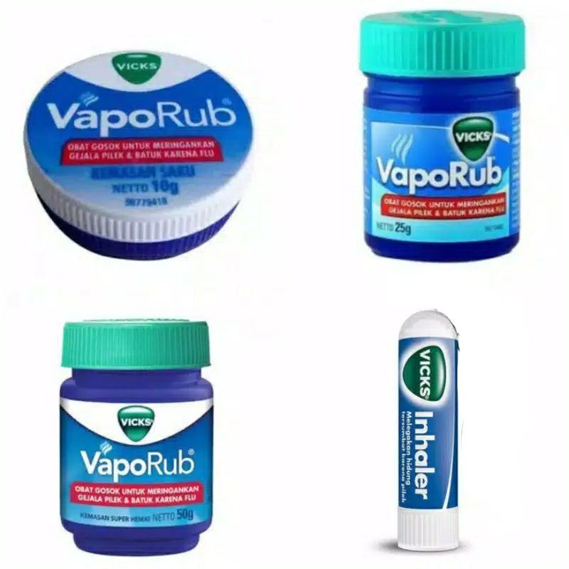 Vicks Vaporub dan Inhaler