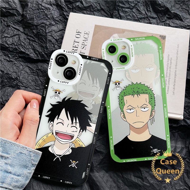 One Piece Case Oppo A17 A16 A54 A15 A57 A12 A55 A95 A96 A77s A17k A94 A15S A12E A7 A9 A5S A76 A3S A16K A74 A5 A31 A1K Reno 7 5 5F 7Z 4F 6 Cartoon Luffy Zoro Anime Soft TPU Cover