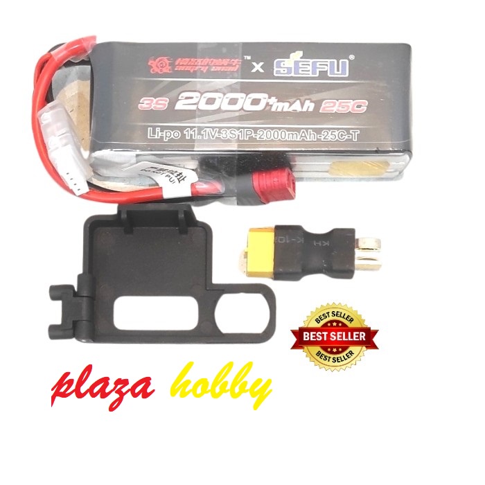 baterai lipo 2s 3s mjx 16207 16209 16210 7.4v 3000mah 11.1v 2000mah