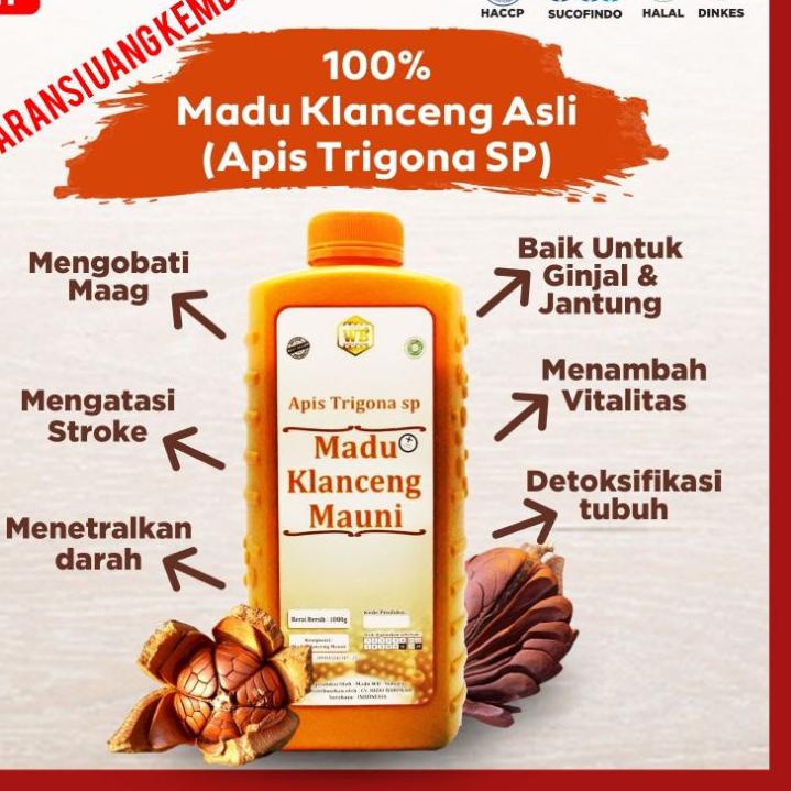 

((H-3-1 ✪> MADU HUTAN KLANCENG MAUNI ASLI MURNI 100% / Lebah Apis Trigona pasti dikirim