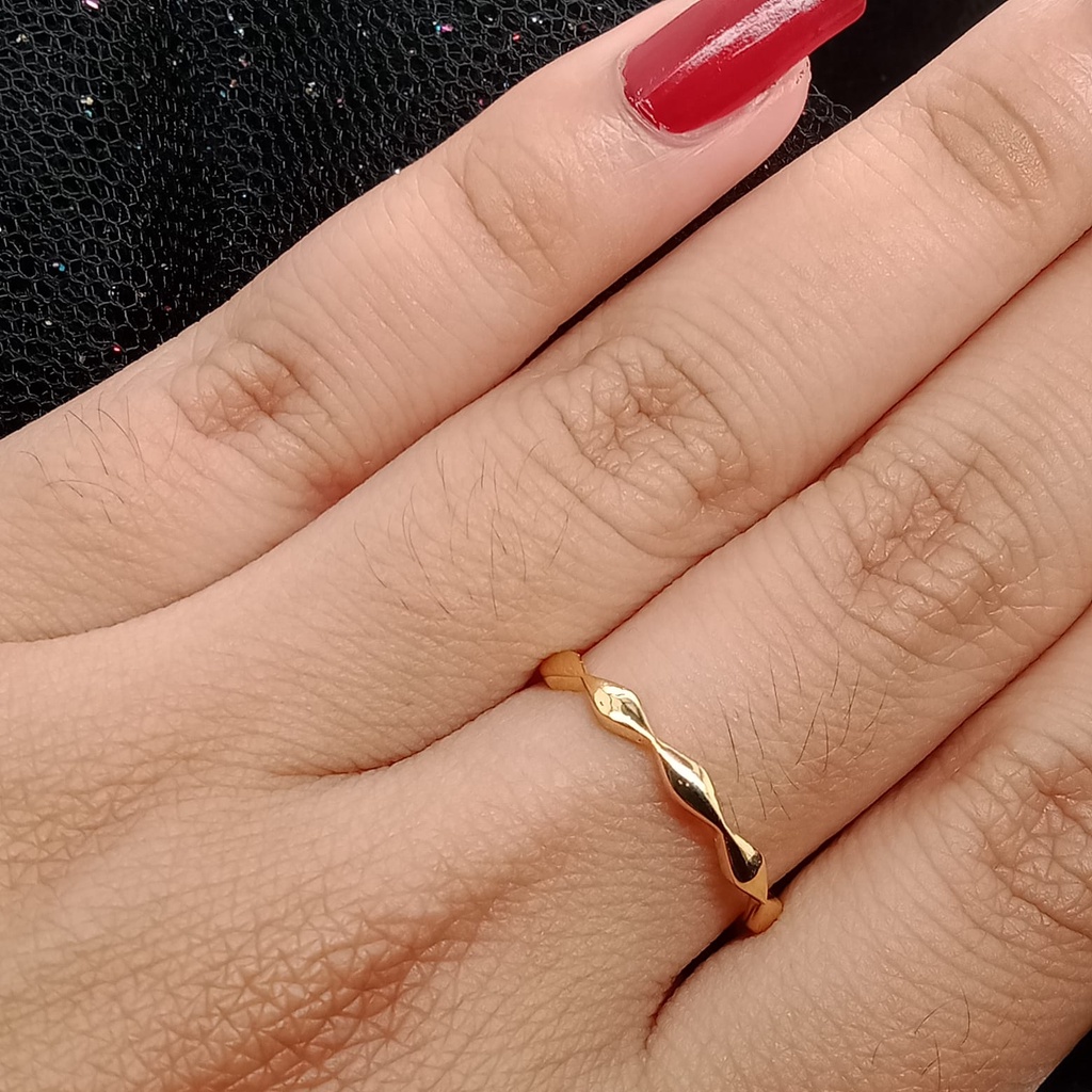 Cincin emas 17k - 1 gr kadar 750 - 4069