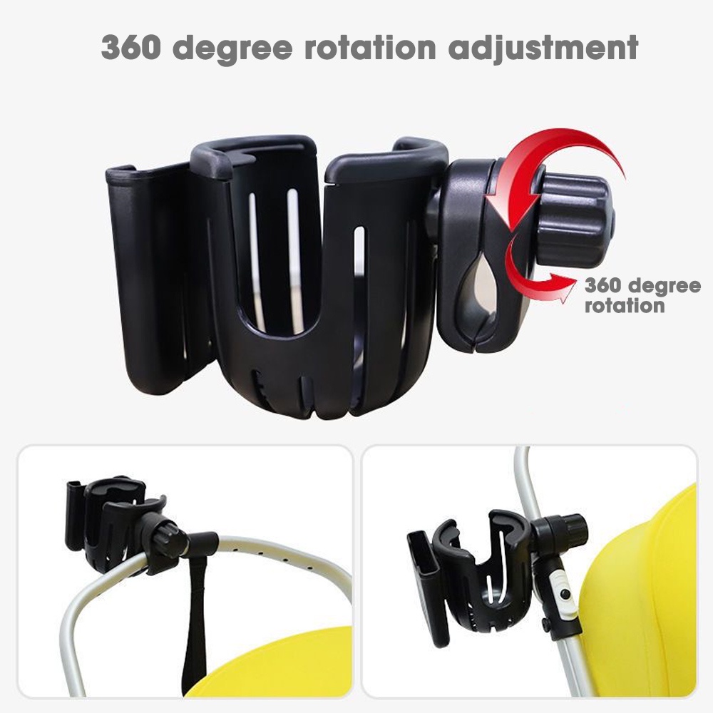 Universal Bicycle &amp; Electric Car Cup Holder Kettle Holder/Rak Botol Kereta Dorong Bayi/Rak Botol Minuman Sepeda Gunung Mobil &amp; Umum/Aksesoris Penyimpanan Sepeda