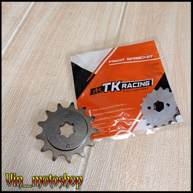 gear depan 415 TK racing / SSS satria 2 tak tornado ukurann 11 12 13 14 15 16 17