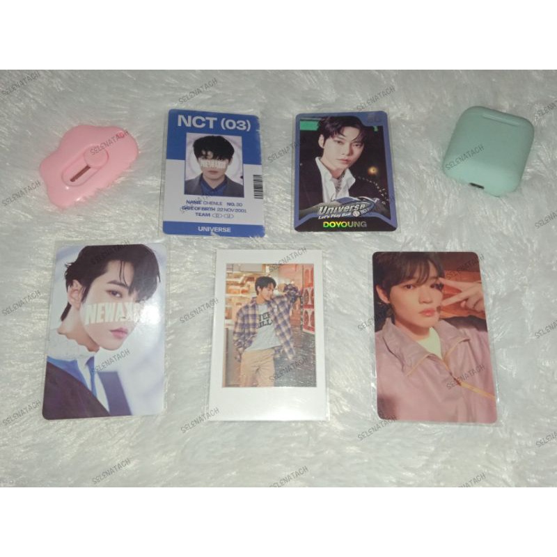 WTS Chenle ID Card Mumo Universe Doyoung TC Concept Universe Let's Play Ball Polaroid SG22