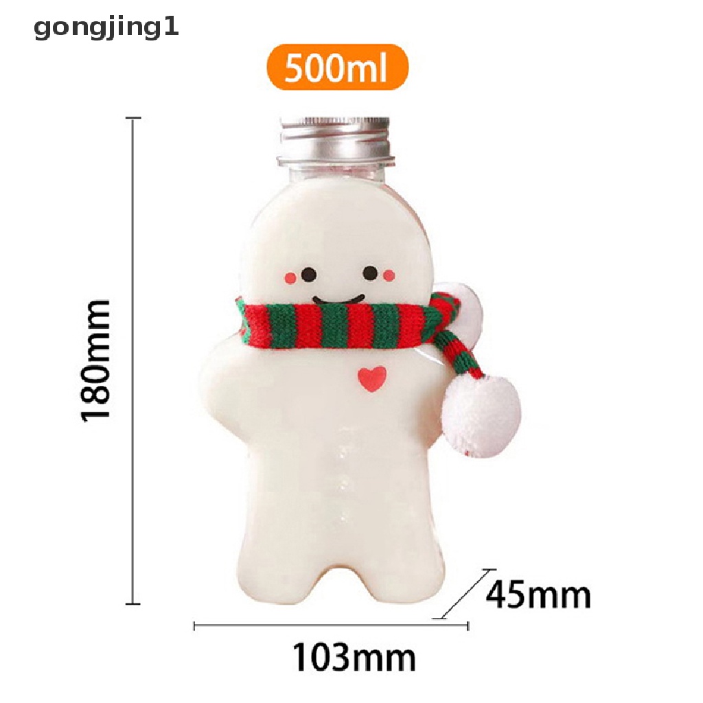 Ggg Kreatif Gingerbread Man Xmas Tree Lucu Bentuk Beruang Gelas Minuman Plastik Dekorasi Natal Christma Hadiah Mainan Anak ID