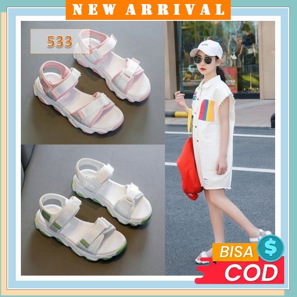 Alhakim Kids - Sandal Korea Anak/ Sandal Gunung Anak Perempuan Jkw Sandal Anak Cewek Cowok Karlina A
