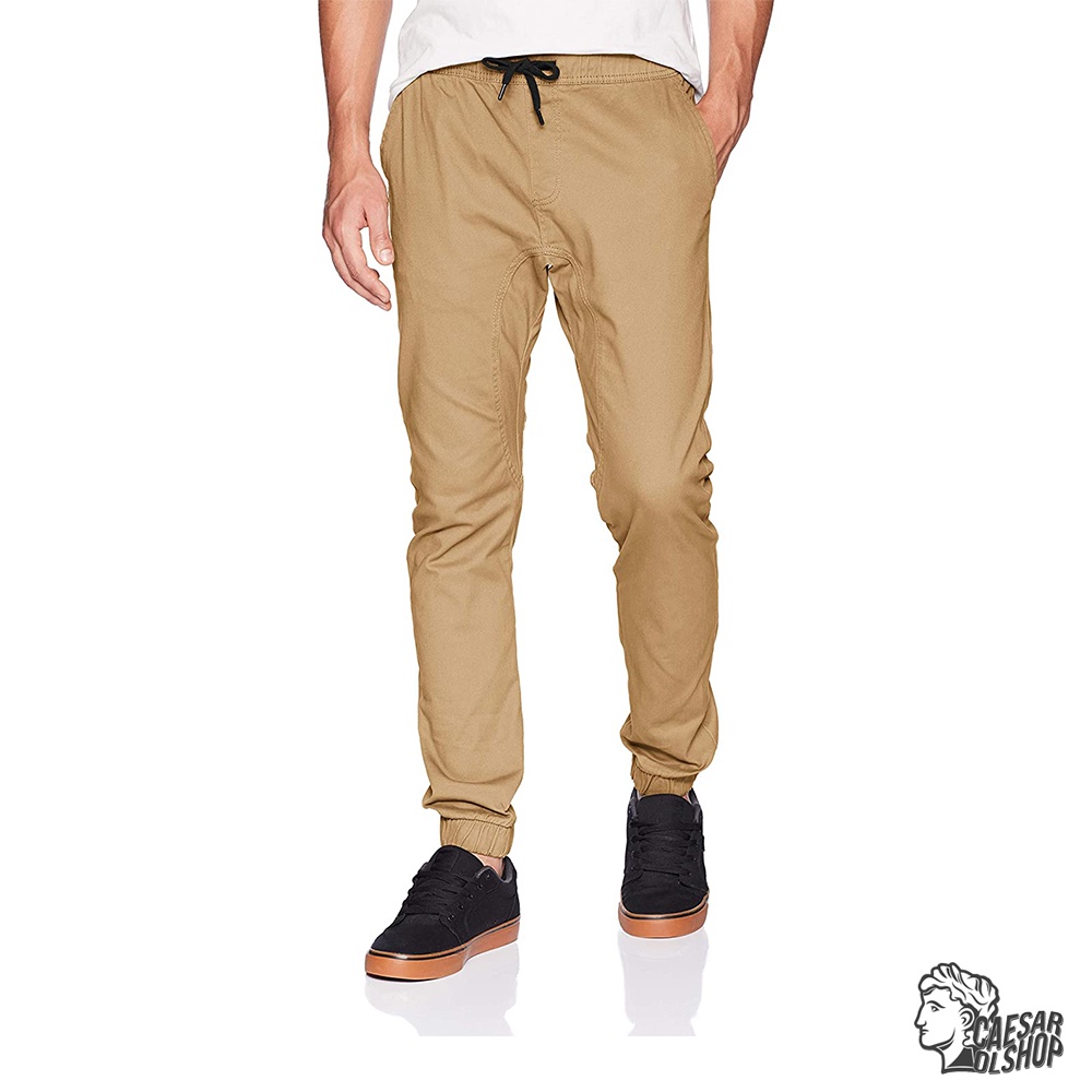 Caesar Olshop - Celana Jogger Slimfit Premium - Caserta - Mocca