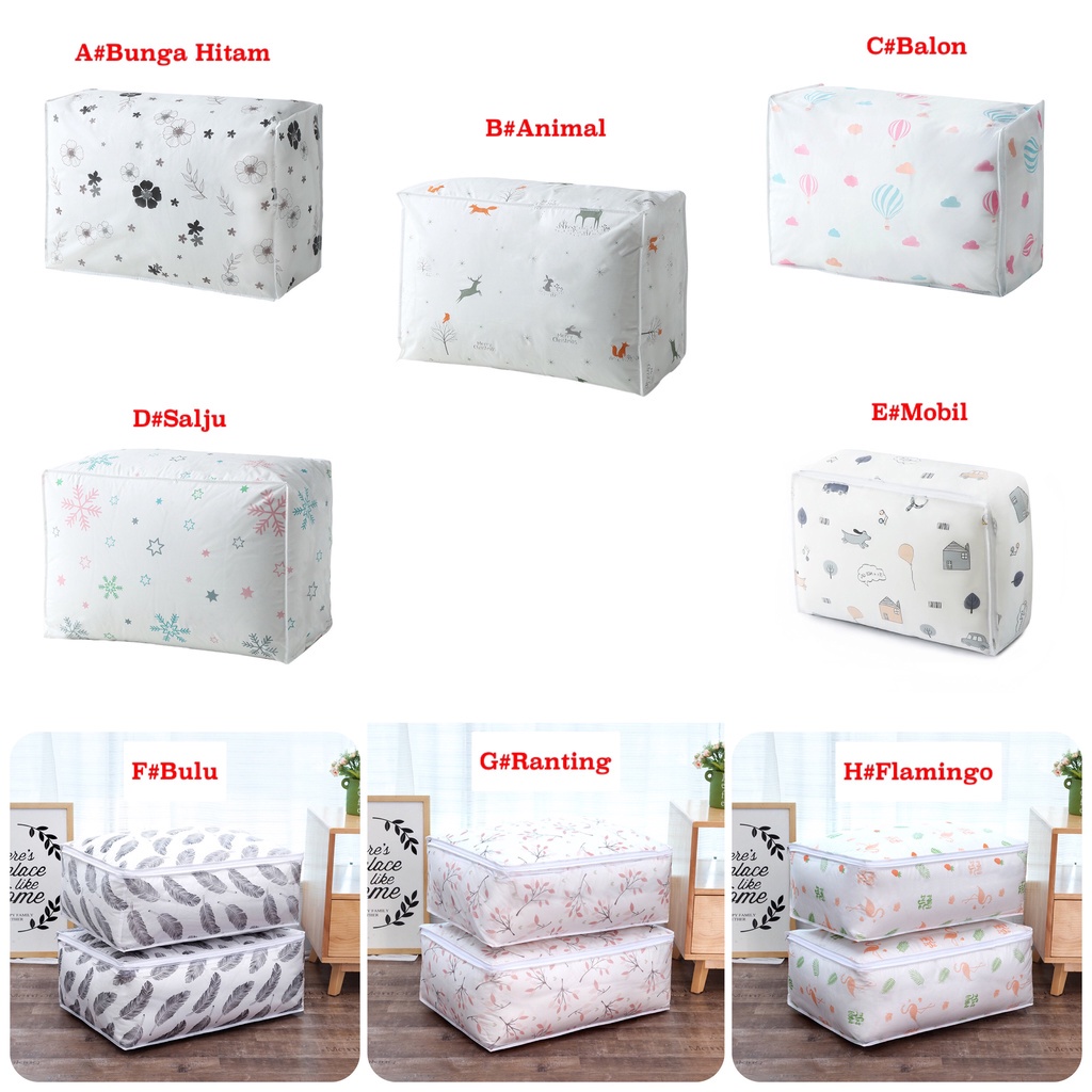 BOSJKT806 Storage Bag Quilt Bag Tempat Penyimpanan Selimut Anti Air Peva