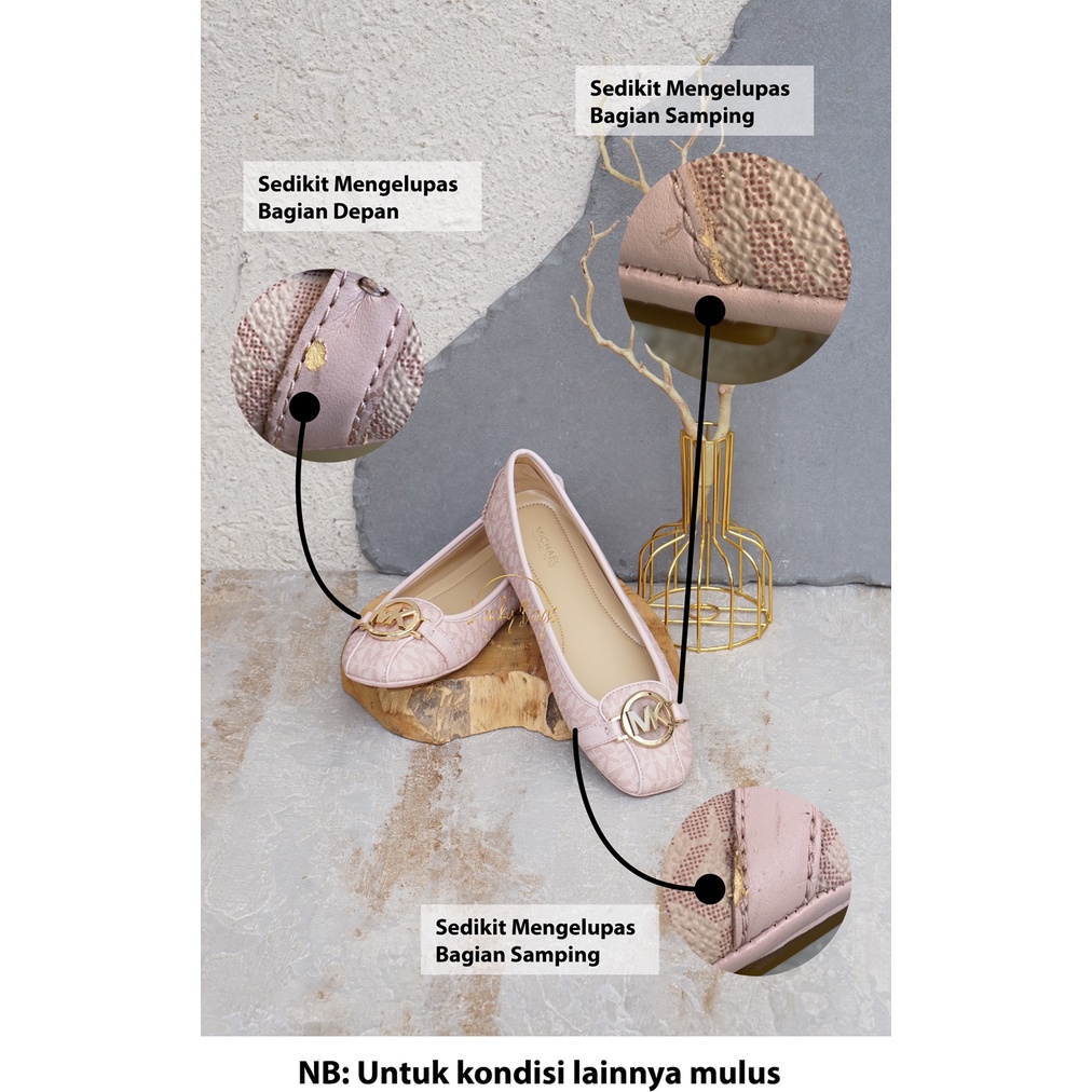 michael kors flat shoes sneakers defect (authentic / original)