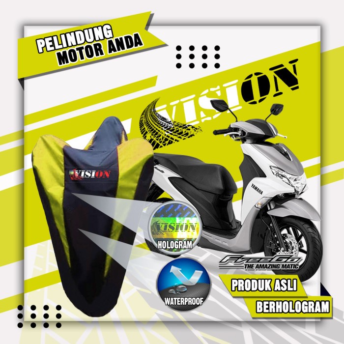 COVER MOTOR SARUNG MOTOR PENUTUP MOTOR YAMAHA FREEGO WATERPROOF