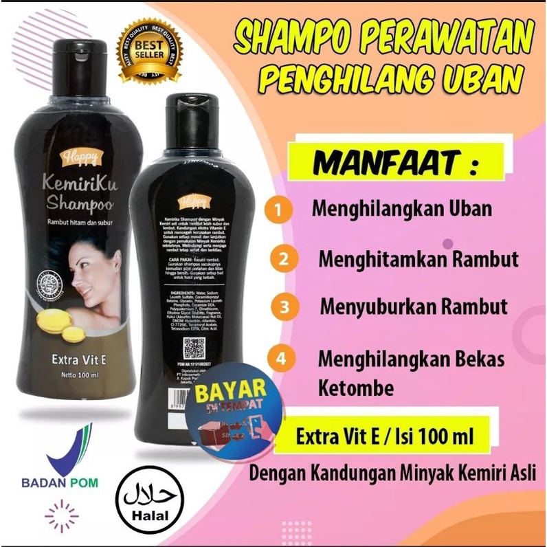 SHAMPO KEMIRIKU PENGHILANG UBAN ORIGINAL BPOM 100ml