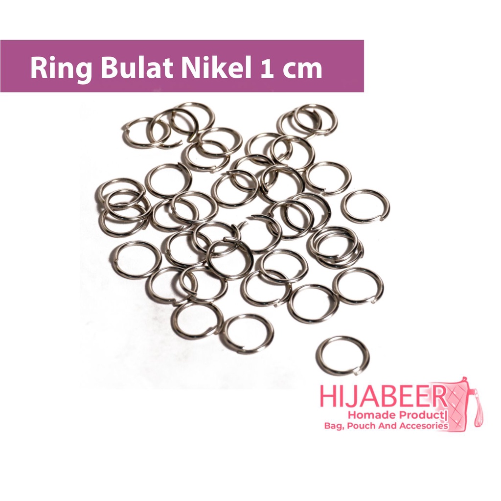 Ring O/Ring Bulat  Besi 1 cm / 50 pcs