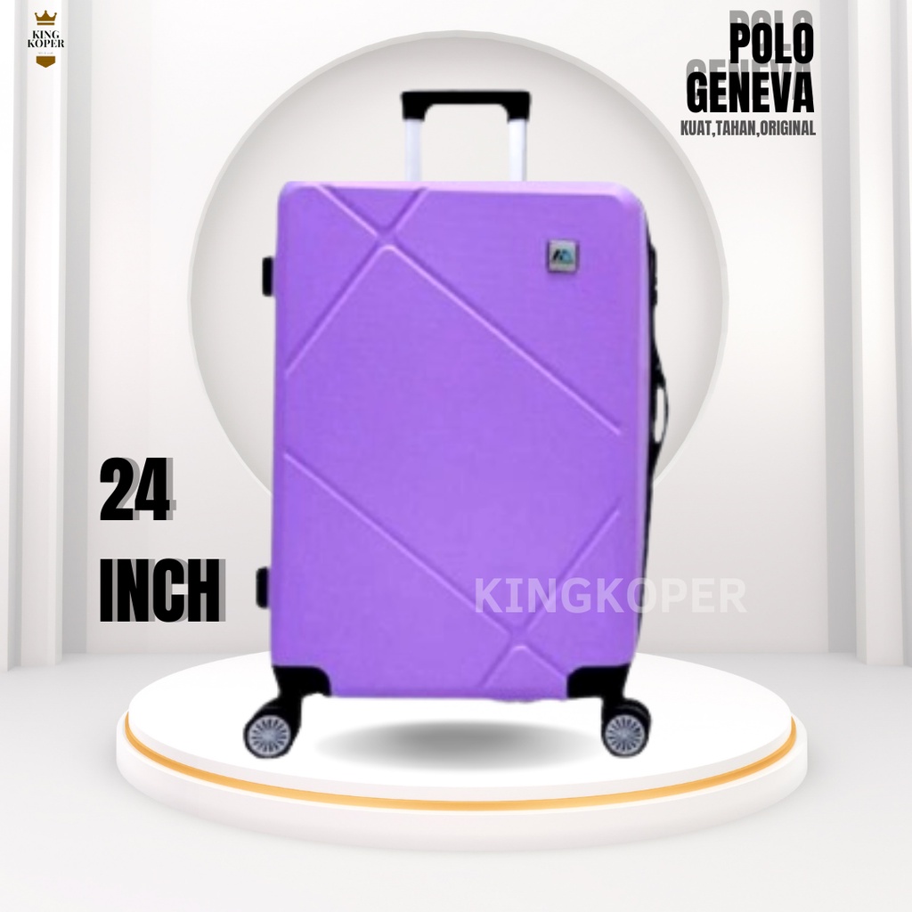 Koper 24 inch Polo ukuran bagasi/koper fiber hardcase/koper murah/koper cabin/koper premium