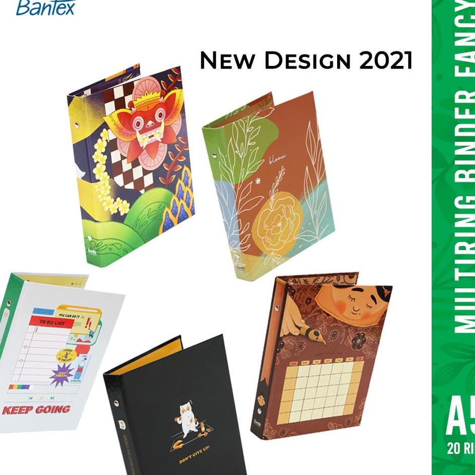 

BANTEX BINDER A5 20 RING MOTIF FANCY TERLARISS...,,,,,