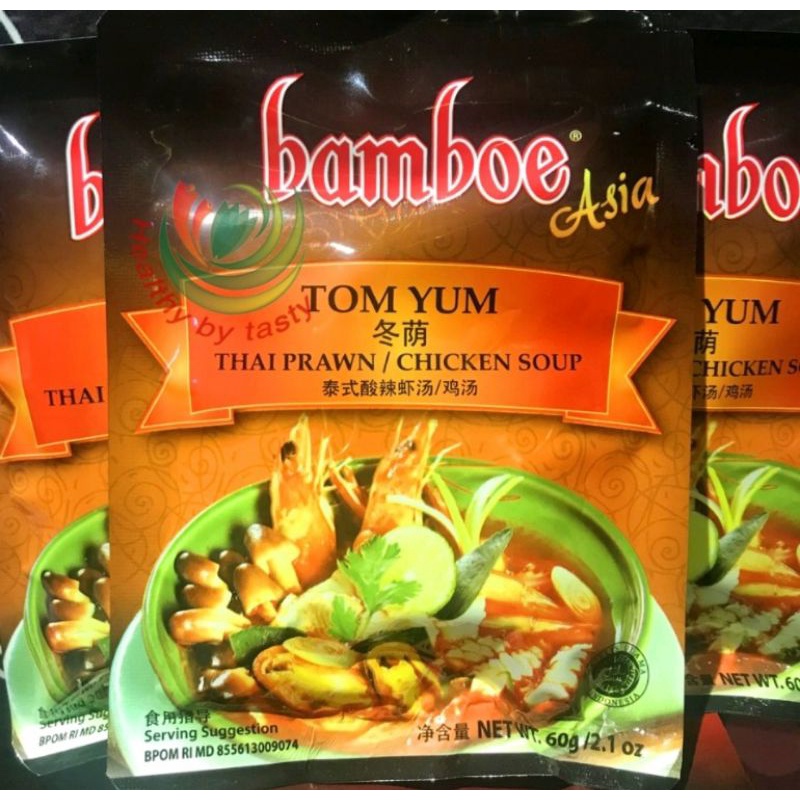 

BAMBOE TOM YUM Thai prawan chicken soup