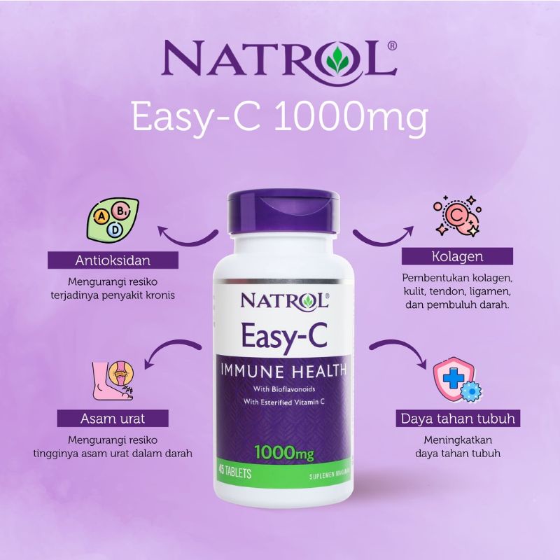 NATROL EASY C 500 mg | 1000 Mg