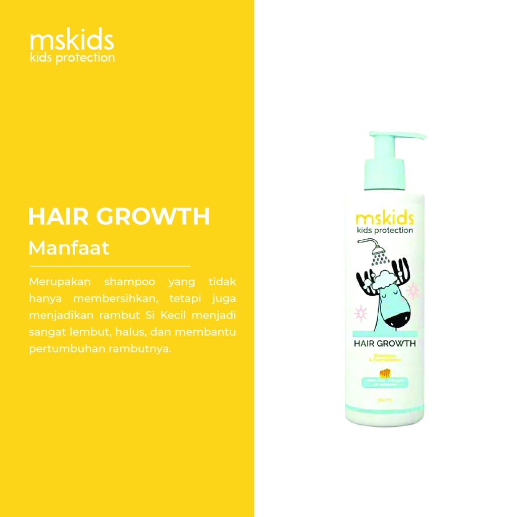 MS Glow Kids Original Hair Growth Shampoo MS Kids by ms.glowofficialbandung