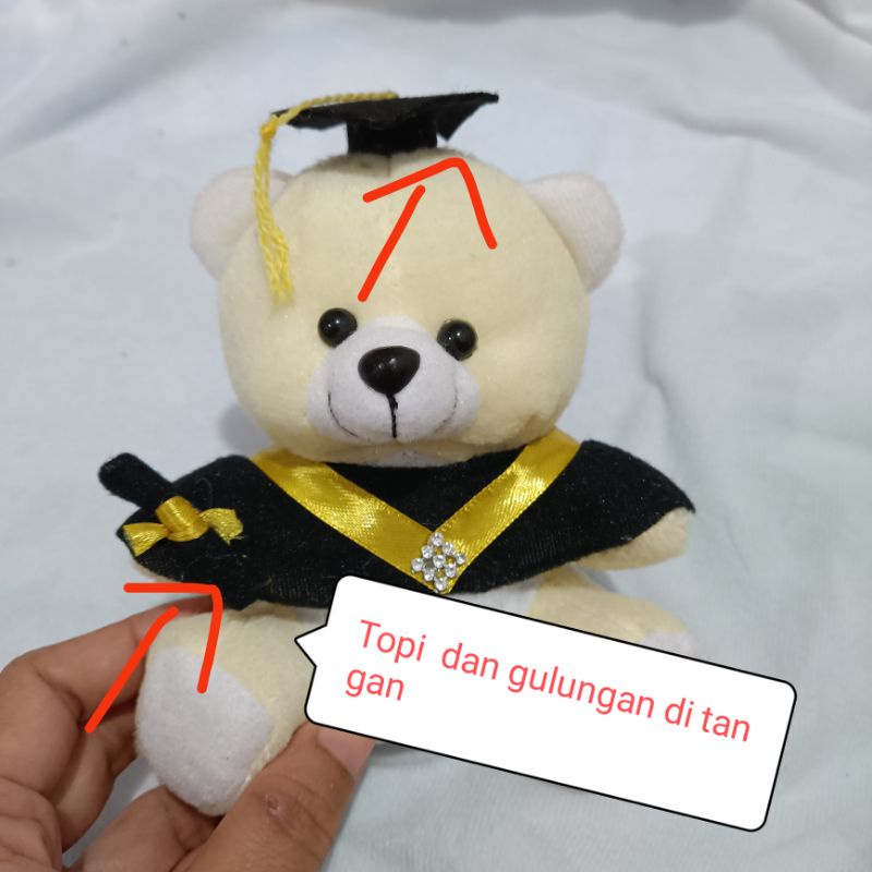 TOPI WISUDA / TOPI TOGA SEGI LIMA PLUS GULUNGAN