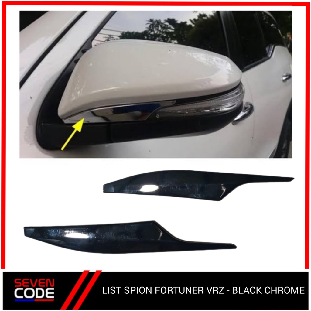 LIST COVER SPION FORTUNER VRZ BLACK CHROME