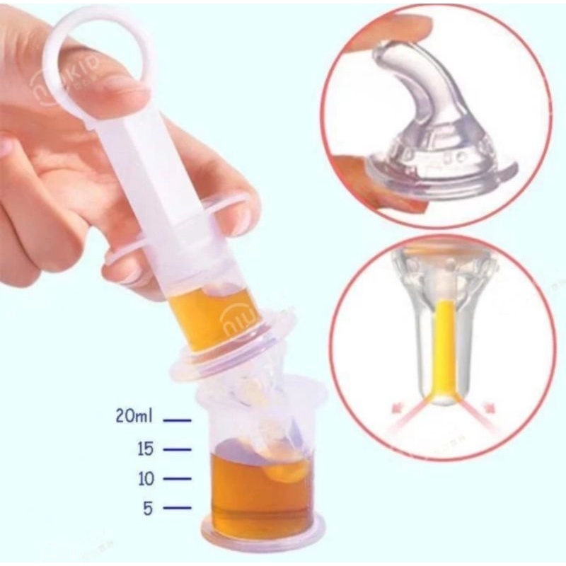 PIPET ALAT BANTU MINUM OBAT ANAK BAYI SILIKON