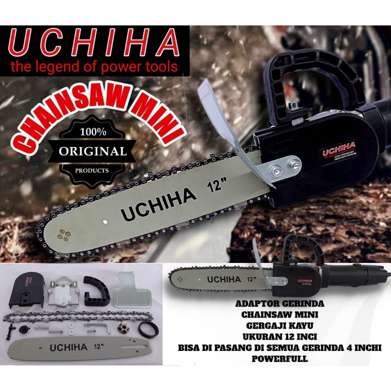 chainsaw mini adapter gerinda gergaji kayu super tajam praktis uchiha japan promo