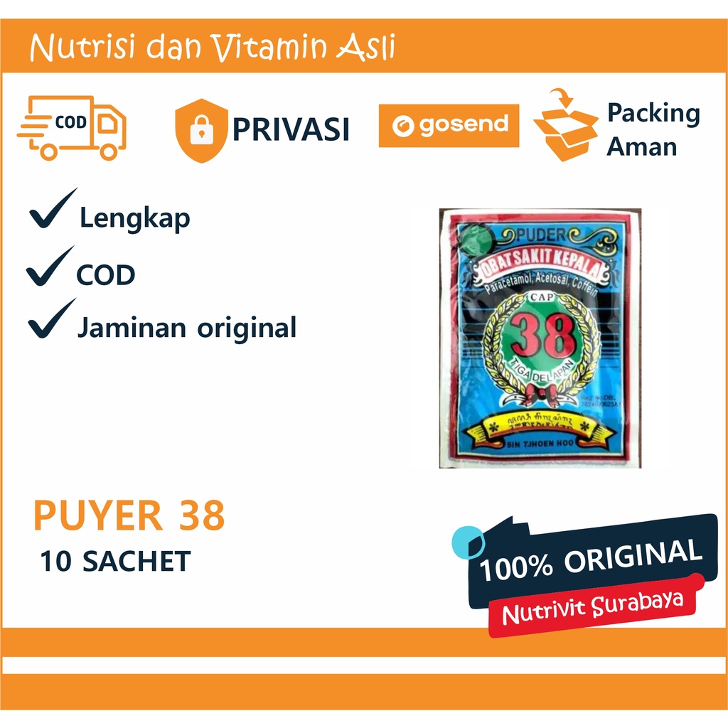 PUYER 38 ISI 10 SACHET