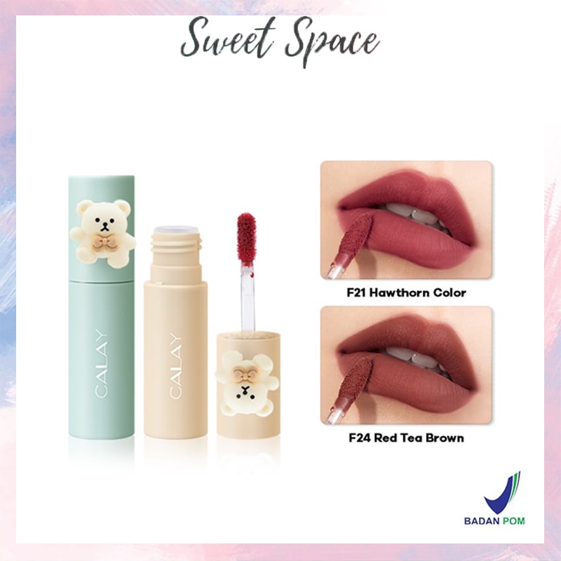 CALAY LIP MATTE LIP CREAM LONG LASTING 4 WARNA [SWEETSPACE]