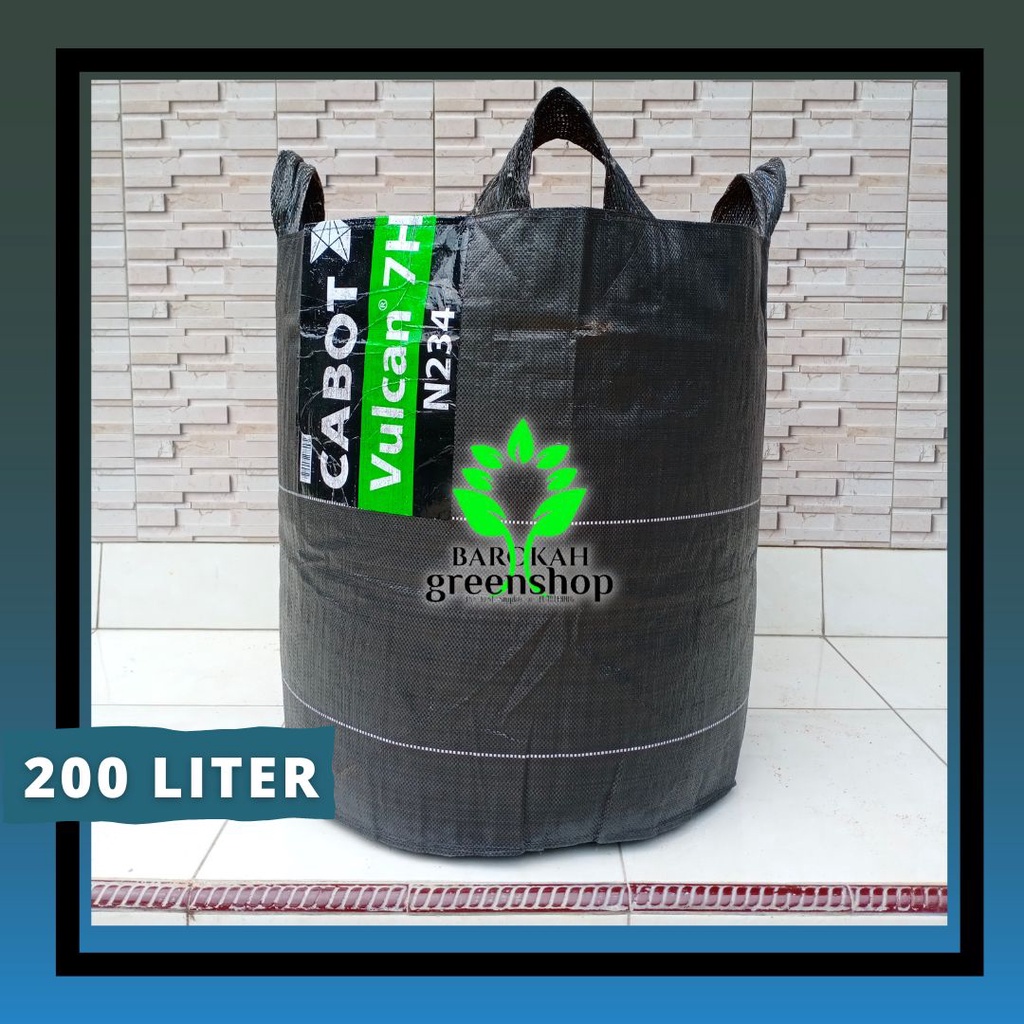 Planter bag 200 liter bulat - pot - media tanam