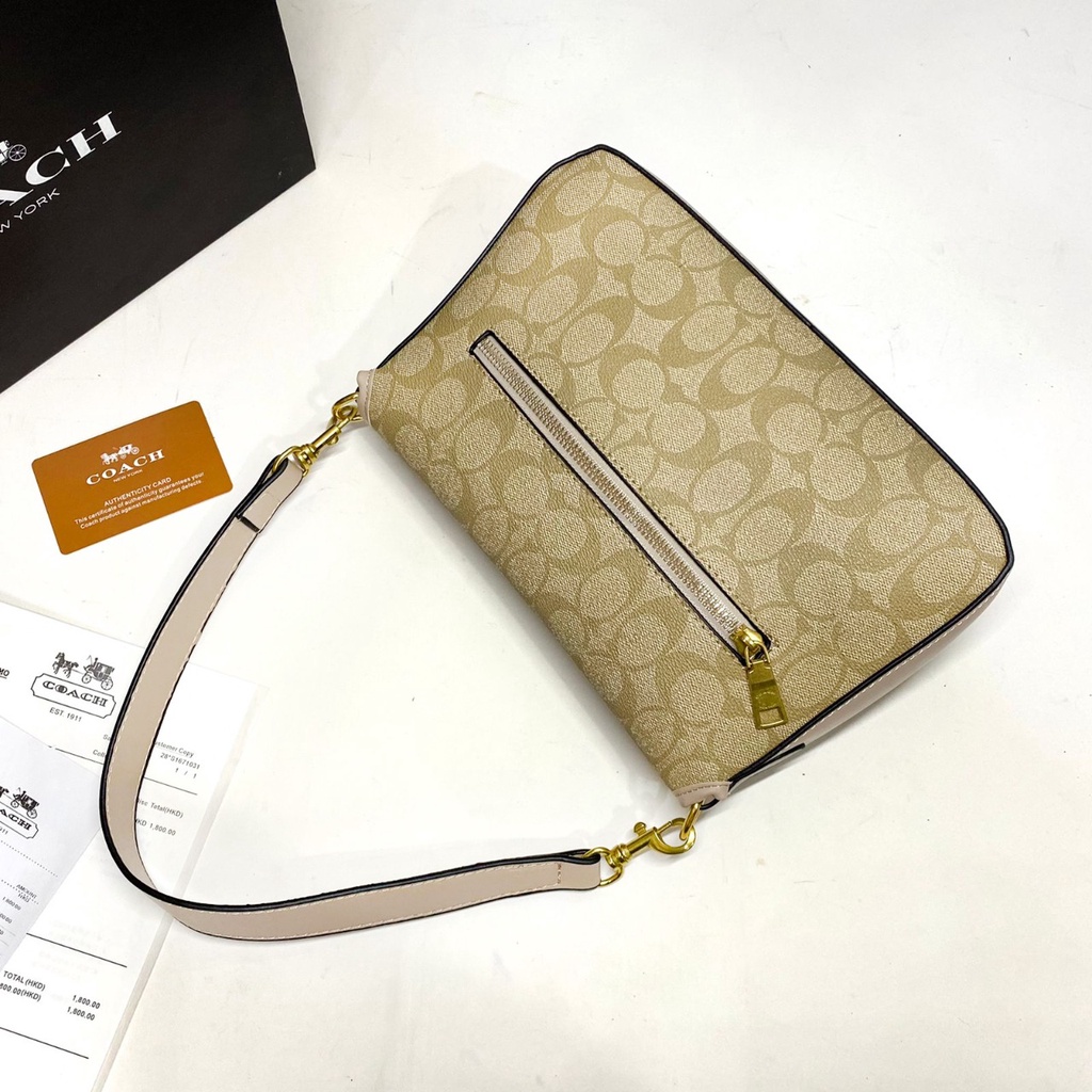 Co@ch Signature Soft Tabby Shoulder Bag 9711 (FreeKantongKain+Bubble Wrap)