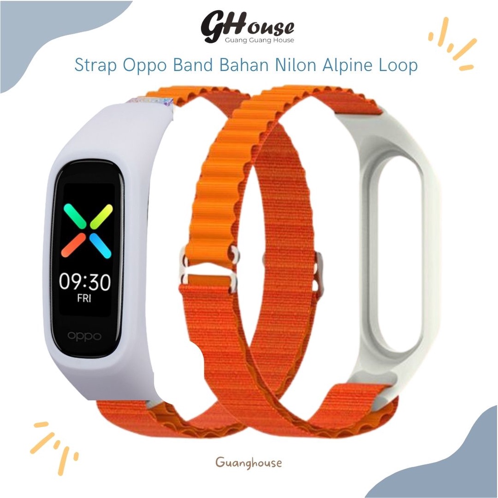 Strap Alpine Loop Nilon Loop Oppo Band Tali Pengganti Oppo Band Bahan Nilon Loop Alpine Loop Oppo