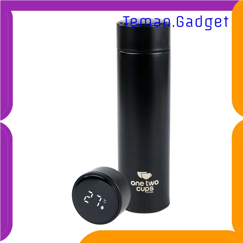 TG - DPR One Two Cups Botol Minum Thermos Suhu LCD Smart Mug 500ml - OTC001