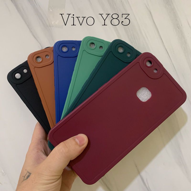 SOFT CASE SILIKON MACARON VIVO Y83/Y71 CASING TPU MATTE PRO CAMERA