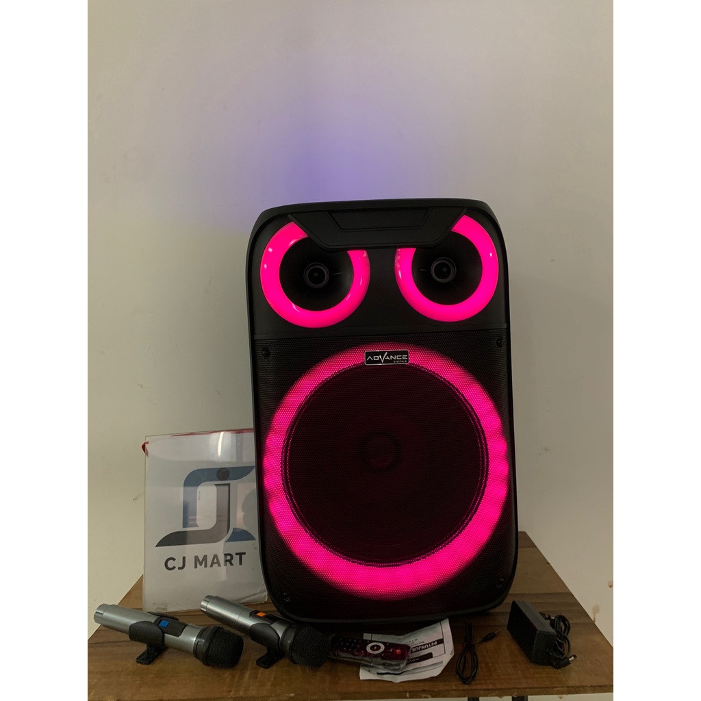 Advance K1512H Speaker Meeting Bluetooth 15 Inch Free 2 mic wireless