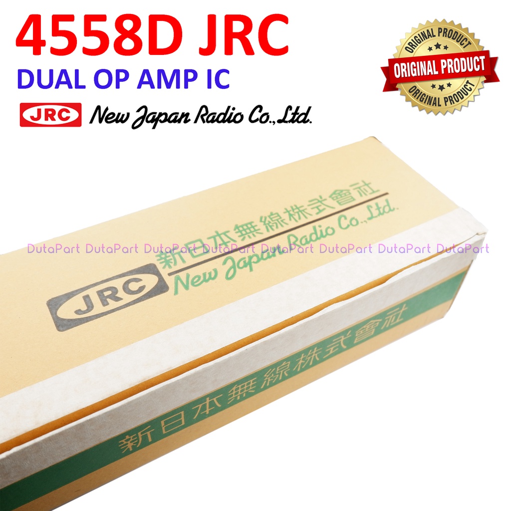 JRC 4558D JRC4558D JRC4558 4558 ORIGINAL JRC JAPAN Dual OP Amp IC DIP8