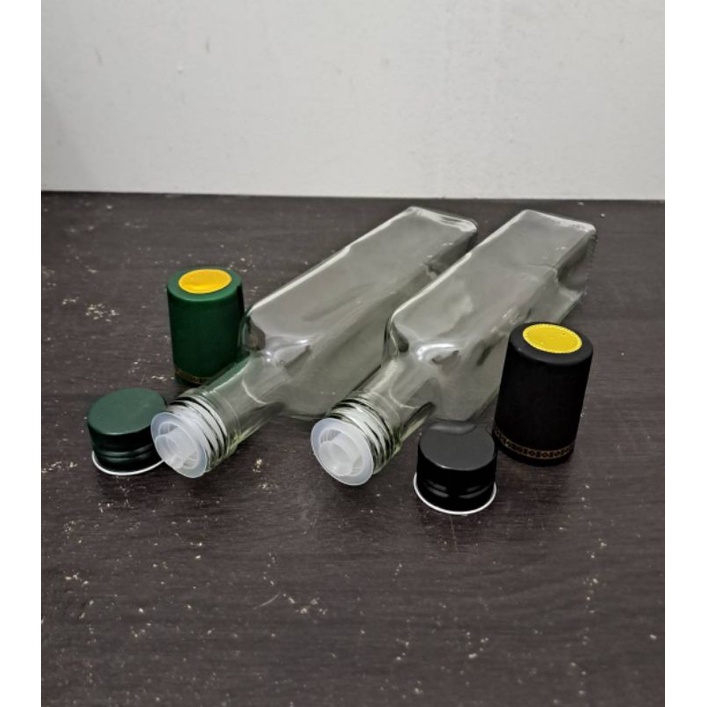 BKMJK250 botol kaca 250ml kotak olive oil / botol minyak 250ml / botol madu 250ml