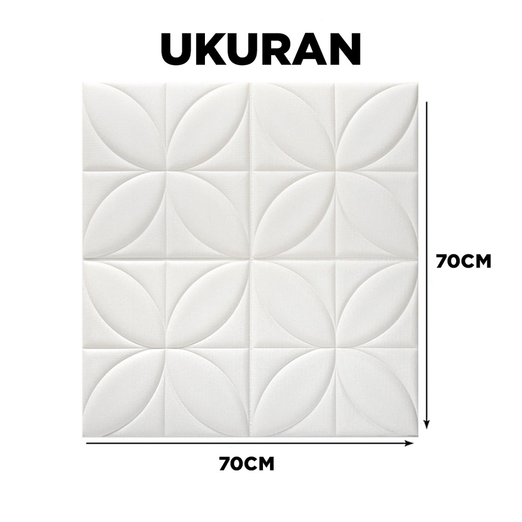 (COD) Termurah Wallpaper Dinding 3D Brick Bata Batik Foam Tebal 6MM Ukuran 70x70 Wallfoam Premium High Quality