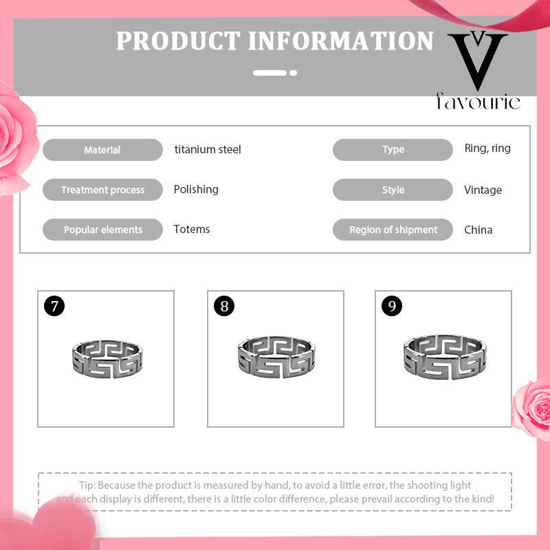 CODCODCincin Pola Zuma Cincin Pola Silver Aesthetic Ring Cincin Aesthetic Cincin Estetik Cincin Titanium Cincin Pria Cincin Wanita-FA-FA