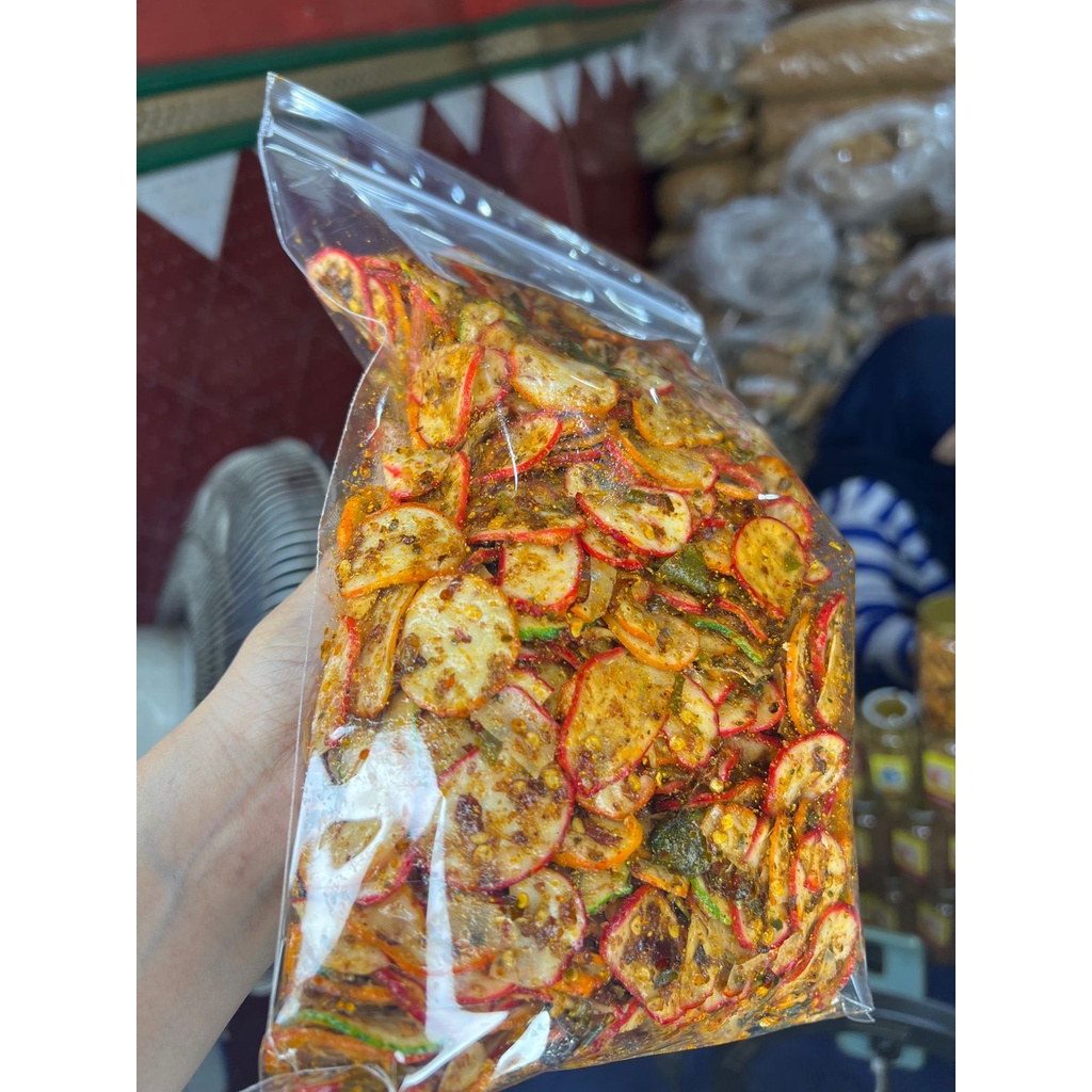 KERUPUK SEBLAK 500gr PEDAS DAUN JERUK