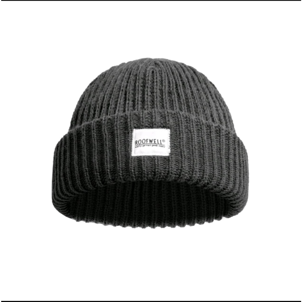 topi kupluk pria wanita dewasa distro / topi Beanie Hat  ROOFWELL