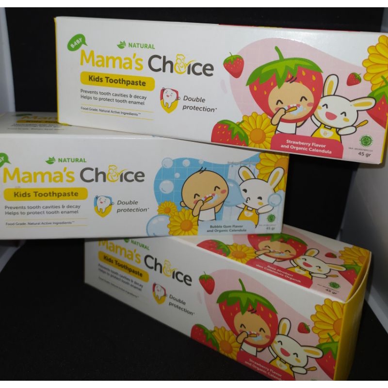 Mama's Choice Kids Toothpaste 45 Gram || Pasta Gigi Anak Mama''s Choice