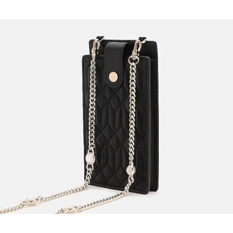 Pazzion Phone Bag Original 100% Black Edition
