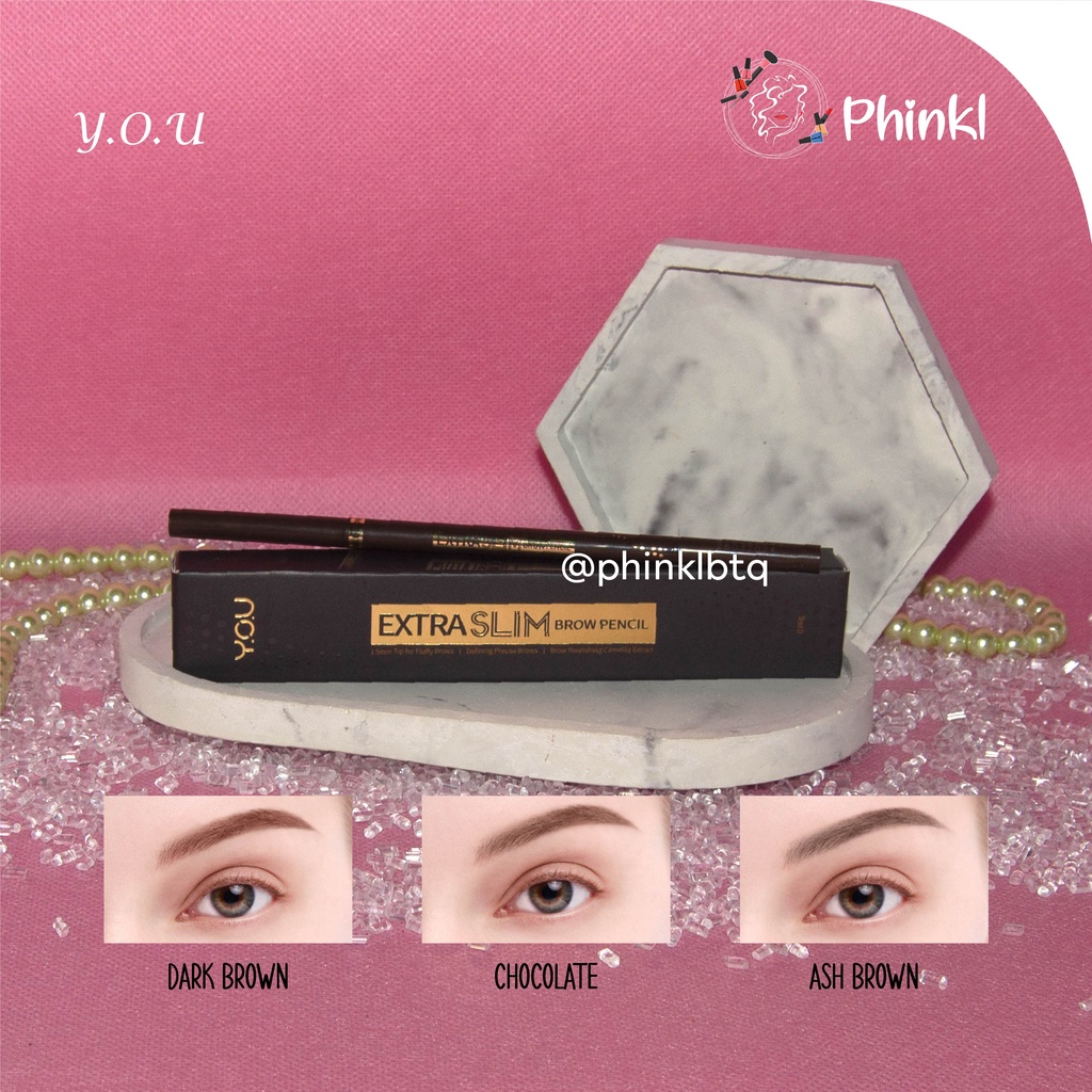 `ღ´ PHINKL `ღ´ Y.O.U brow pencil pensil alis mikro eyebrow matic mudah dipakai