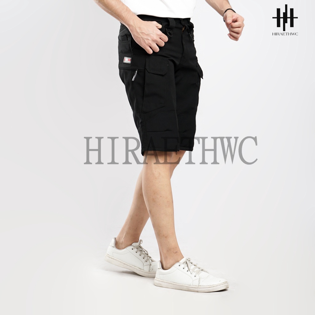 CELANA CARGO PENDEK HITAM CELANA TACTICAL PENDEK CELANA PANTS LAPANGAN OUTDOOR CELANA PRIA KEKINIAN CELANA PENDEK PRIA TERBAIK