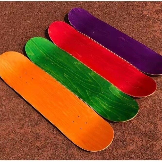 Quanjiafeng Double Rocker Skateboard Surface Profesional Cold Press Board Papan Pewarna Tiga Lapis 7.75 /8/8.25/8.5 Skateboard Grade