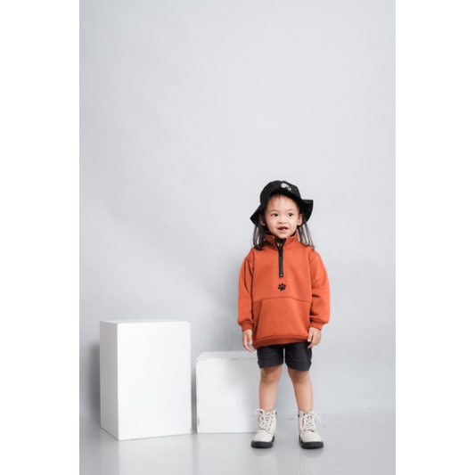 BABYMOI | Aleix Half Sweater | Jaket Couple Keluarga Ibu Anak &amp; Ayah