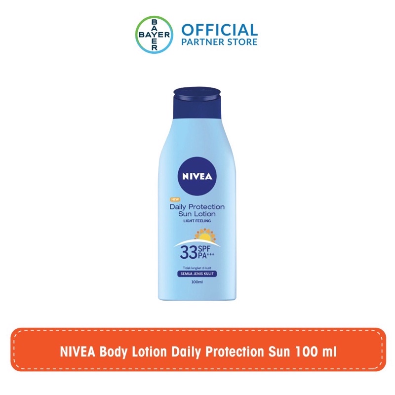 Jual NIVEA Body Lotion Daily Protection Sun 100 ml Shopee Indonesia