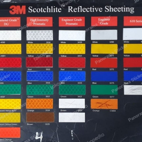 

Sticker Prismatic Reflective 3M EGP (Serie 34-00)