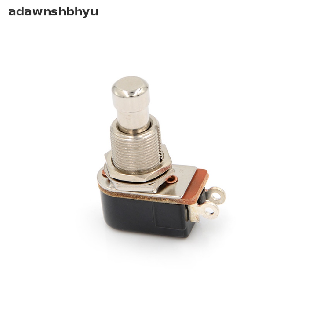 Adawnshbhyu New Saklar Gitar Listrik Momentary Push Button Foot Switch SPST ID