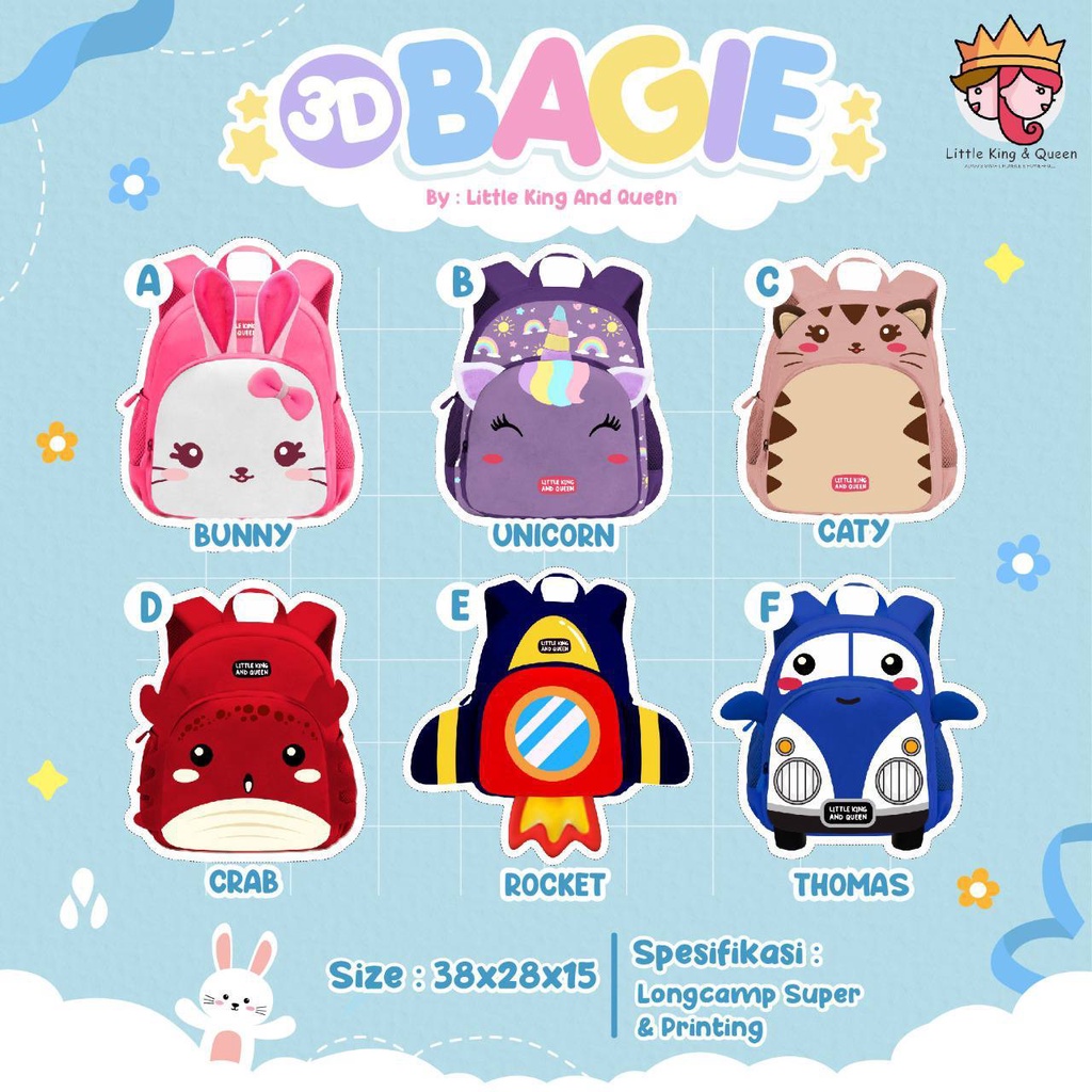 Backpack  BAGIE Little King &amp; Queen