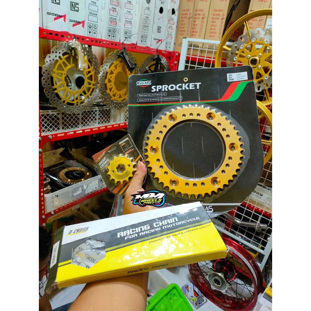 GER SET RANTAI CRF, REKOMENDASI  BUAT SUPERMOTO/HARIAN
